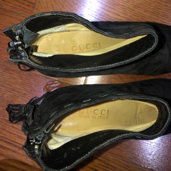 Gucci Suede Boots Size 36.5 - Picture 5 of 6